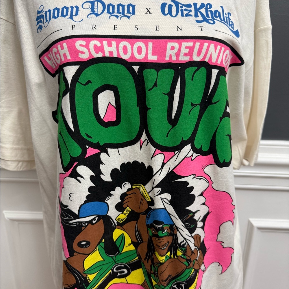 Snoop Dogg X wiz khalifa high school reunion tour shirt 2023